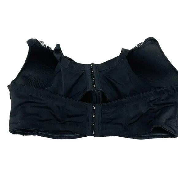 Ashley Stewart Full Coverage Butterfly Bra Black Size 42DD - Picture 4 of 7